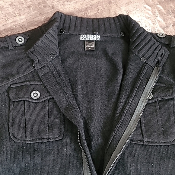 Foreign Exchange Front Zip Sweater - Picture 4 of 6